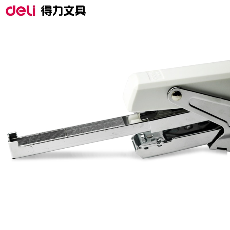 [ReadStar]Deli 0329 manual stapler plier style efforts saving paper capacity 20 pieces 80g hand paper binding machine