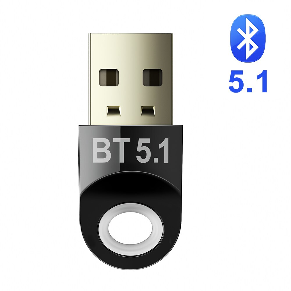 USB 5.1 Bluetooth Adapter Bluetooth 5.0 Receiver Wireless Bluethooth Dongle 4.0 Music Mini Bluthooth Transmitter For PC Computer: Bluetooth 5.1