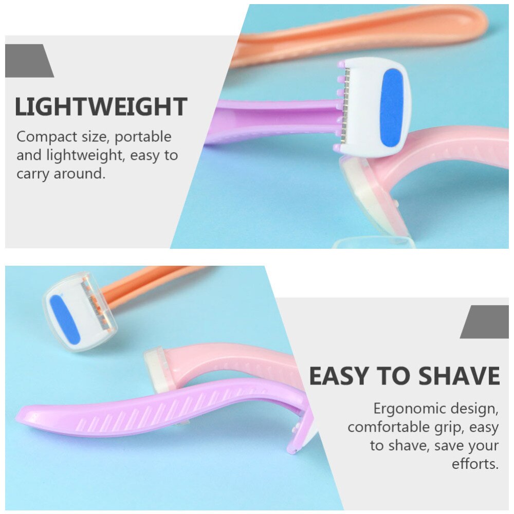 6Pcs Razors Underarm Privates Hair Shaper Trimmer Shaver Intimate Tools