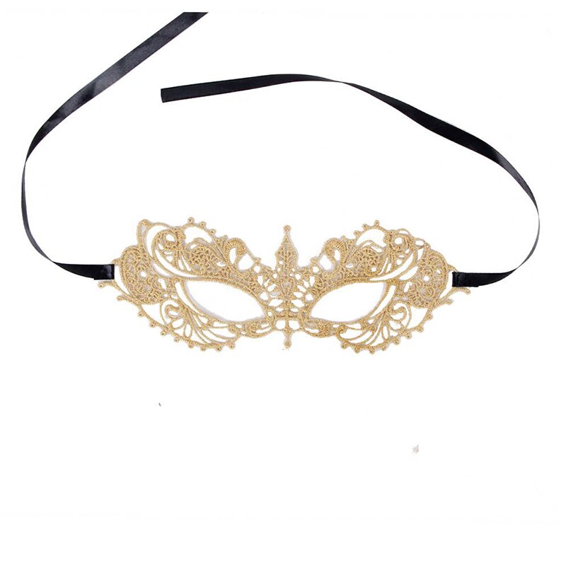 5 delar /parti halloween cosplay och fest spets ögonmask sexig lady cutout ögonmask för maskerad fest fancy dress costume: C806541