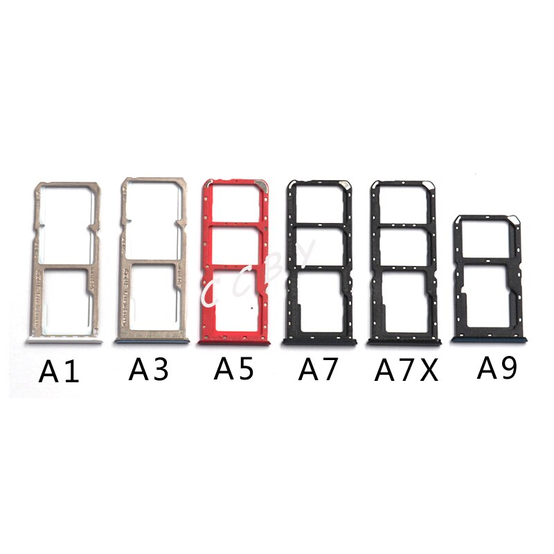 Sim Card Tray Slot Houder Voor Oppo A71 A73 A37 A53 A57 A79 A59 A77 A5S A83 A7N A92S