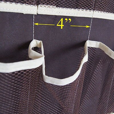 Faroot 24 lommer sko plass dør hengende organisator stativ vegg bag oppbevaring skap holder hjem oppbevaring rekvisita 45*150cm