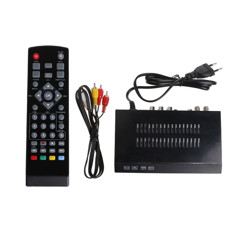 South America FTA ISDB-T TV Tuner Digital Terrestrial Antenna Signal Receiver H.264 HD 1080P Set Top Box VHF UHF Antenna Decoder