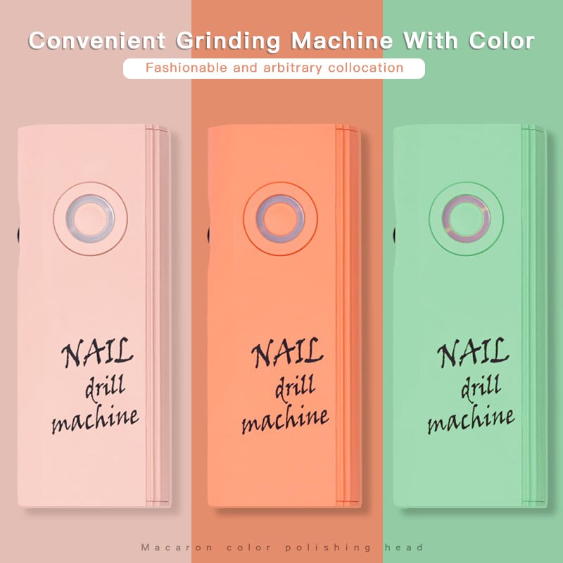 30000 RPM Rechargeable Portable Electric Nail Manicure Machine Pedicure Nail Polisher Remove Nail Drill Bits Set Tools TSLM2
