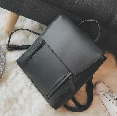 Mochilas Retro de Inglaterra para mujer, , bolso escolar de piel sintética de alta capacidad para viento universitario, bolso de hombro para mujer