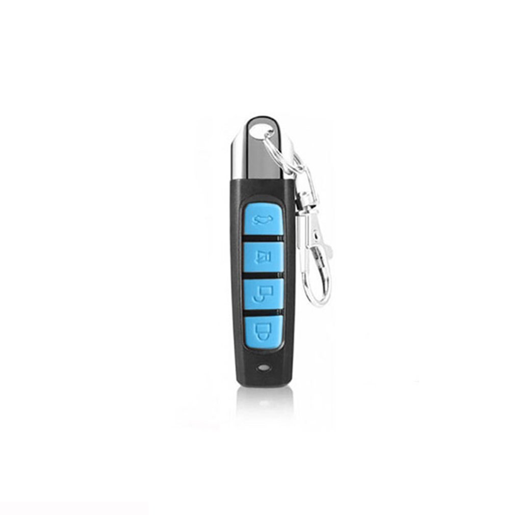 Universal Cloning Duplicator Key Fob A Distance Remote Control 433MHZ Clone Fixed Learning Code For Gate Garage Door: pattern Blue