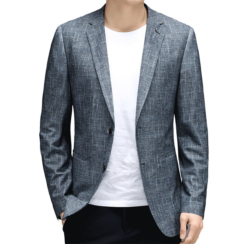 2022 Autunm Men Casual Blazer Jackets Men Solid Wedding Suit Party Suit Male Slim Fit Smart Business Coat Masculino Clothing