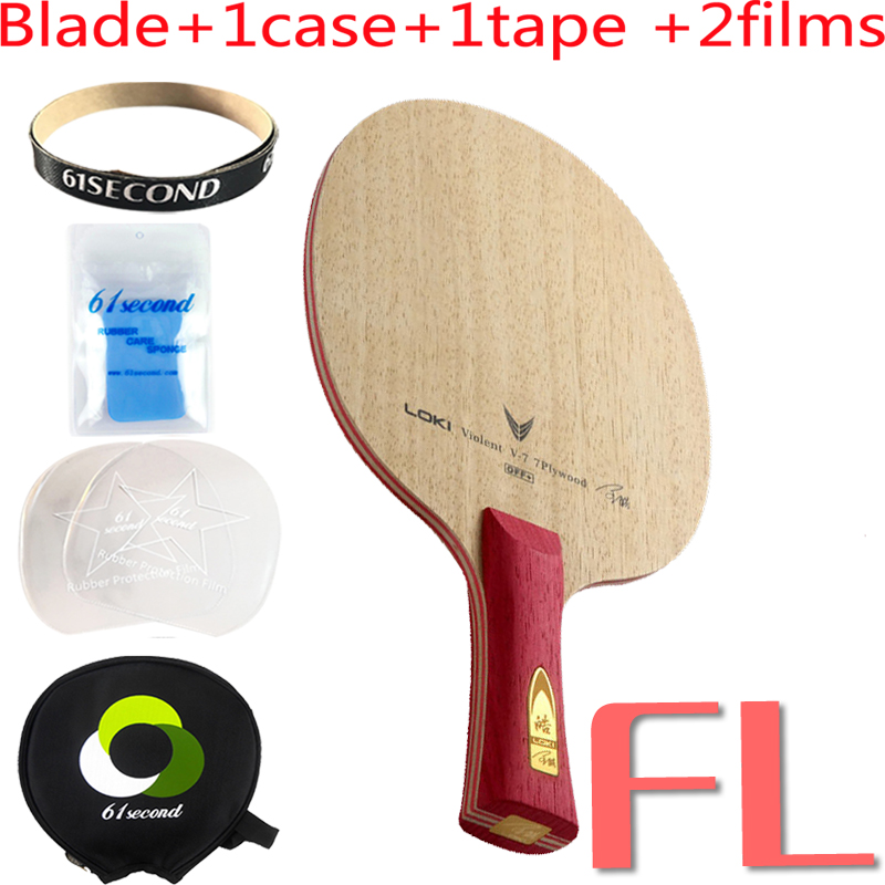 Wang Hao LOKI V7 CLCR 7 Holz Tischtennis Klinge/Klingeln pong klinge/tischtennis Schläger