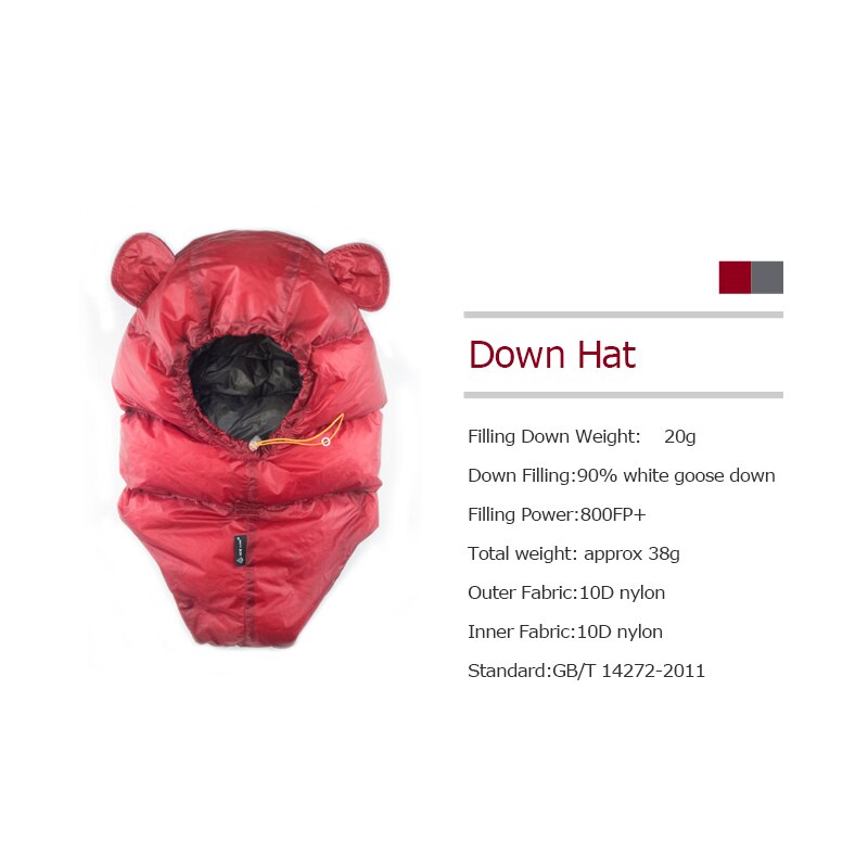 Ice Flame IF804 Winter Outdoor Goose Down Hat Cap Beanie Ski Balaclava Face Cover Mask Camping Hiking Cycling