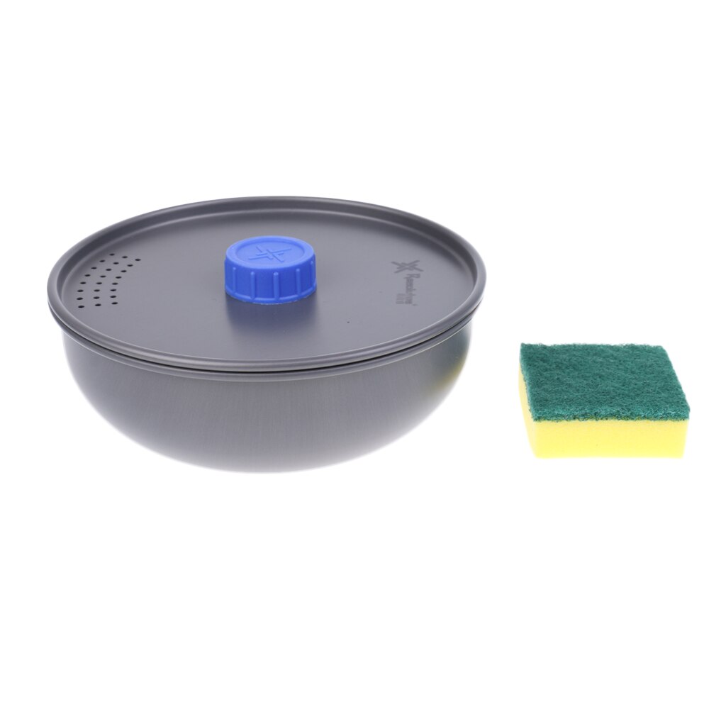 Portable Aluminium Outdoor Camping Cooking Frying Pan With Folding Handle