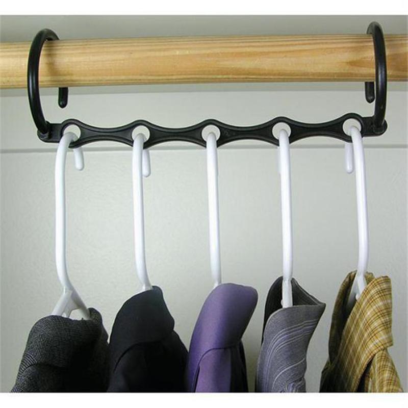 Multifunctionele Magic Kleerhanger Space Saver Wonder Magic Kleerhanger Rack Antislip Kleerhanger Organizer