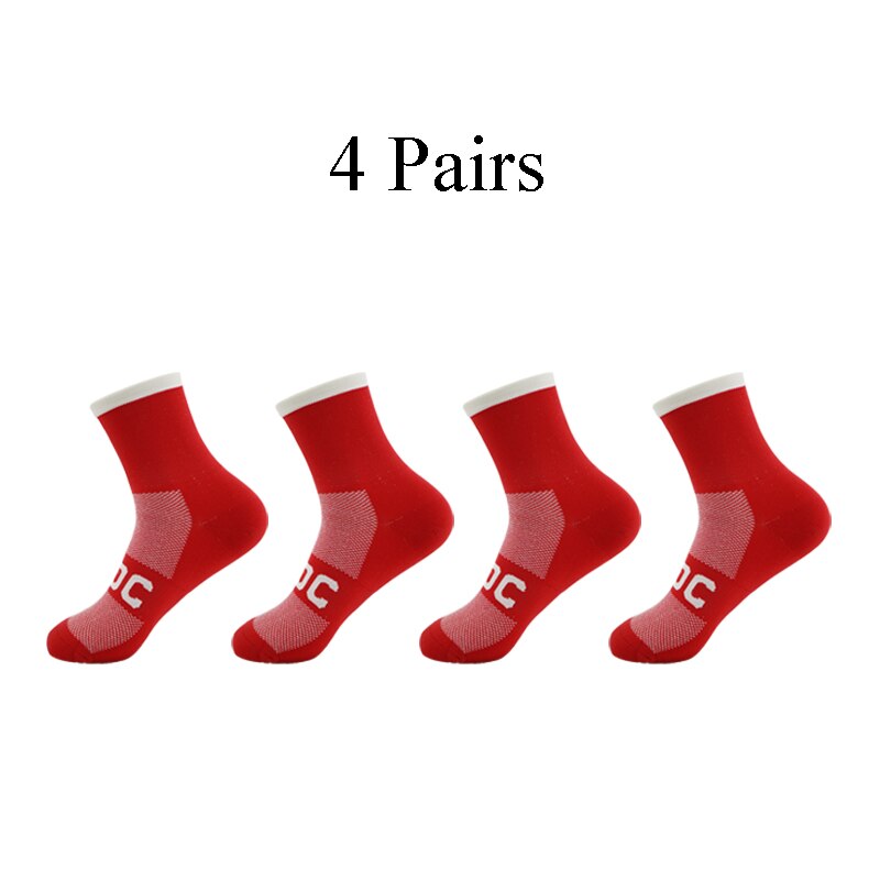 4 Pairs High Elastic Wear Resistant Socks Camping Rock Climbing Socks