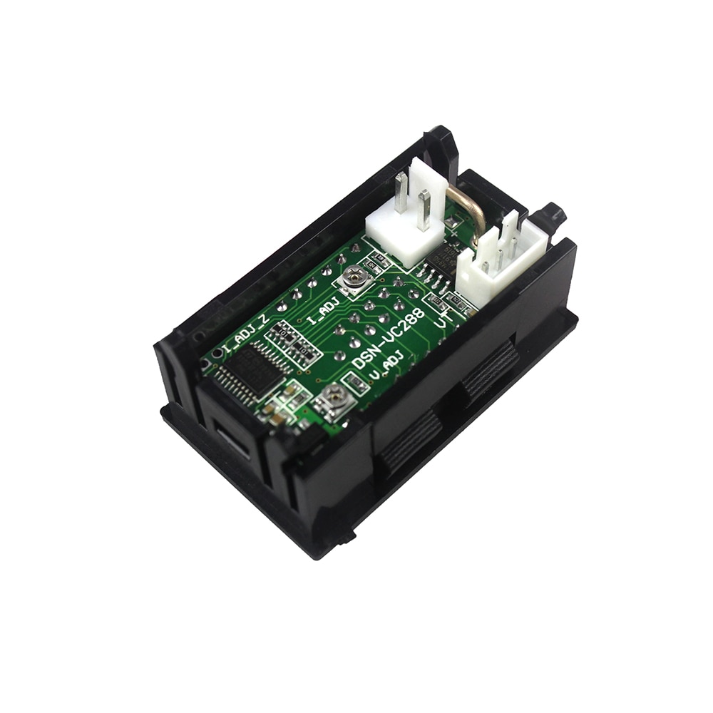 DC 100V 10A voltímetro amperímetro azul + rojo LED Amp doble digital medidor de voltímetro