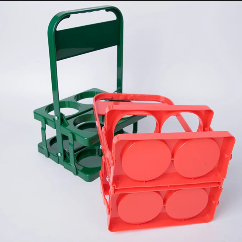 Support à bière pliable en plastique Portable, organisateur de tasses Durable, casier à vin, porte-bouteille de bière, panier à boissons, support à Cocktail réutilisable