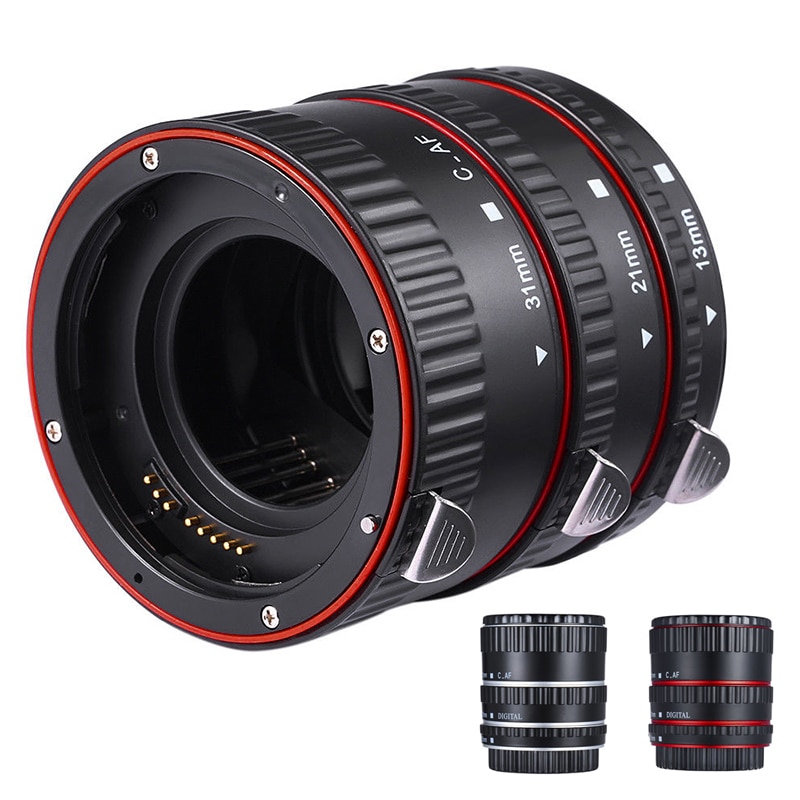 Auto Macro Extension Focus Buis EF-S Lens Duurzaam Macro 13/21/31Mm Voor Canon Camera Ef Mount lenzen Autofocus
