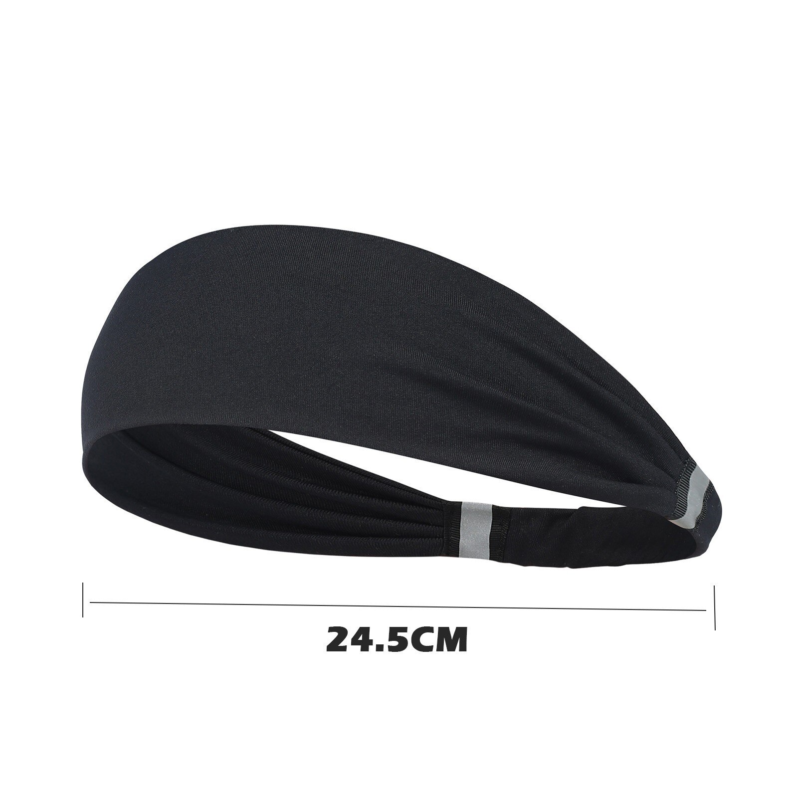 Elastisches schweißband, sport-stirnband, rutschfest, atmungsaktiv, für damen und herren, geeignet für basketball, fitness, yoga, volleyball, radfahren