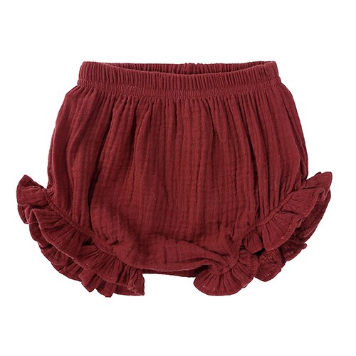 Baby Meisjes Jongen Shorts Pasgeboren Baby Vouw Bloeiers Meisjes Puur Katoen Linnen Driehoek Shorts Peuter Broek Pp Broek Kleding MT035: 006 / 6m