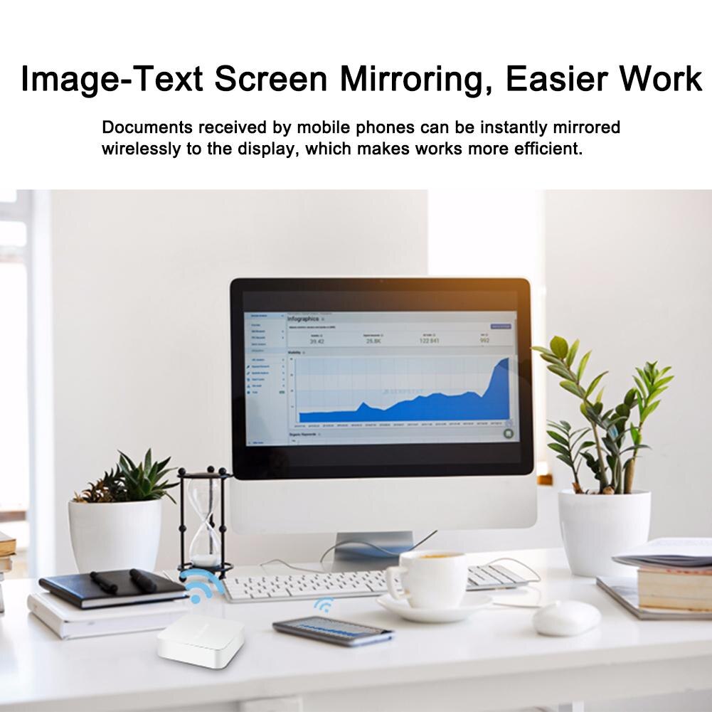 nueva versión MiraScreen X7 inalámbrico WiFi teléfono inteligente pantalla espejo pantalla receptor dispositivo para teléfono móvil tableta