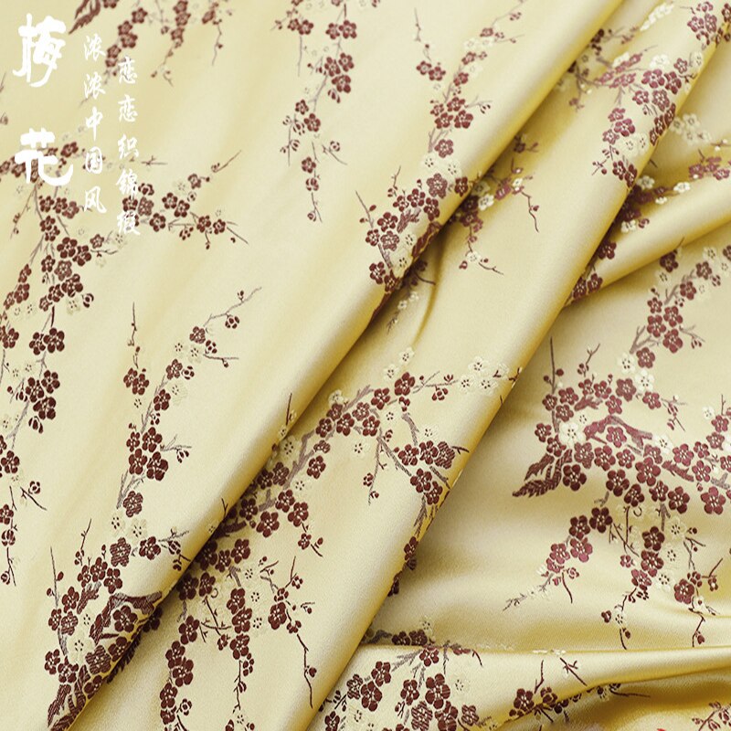 Brokad tyg couture tissus klänning tyg för tyger textil jacquard dräkt satäng sy sömnad material stoffa a metrgio tecido