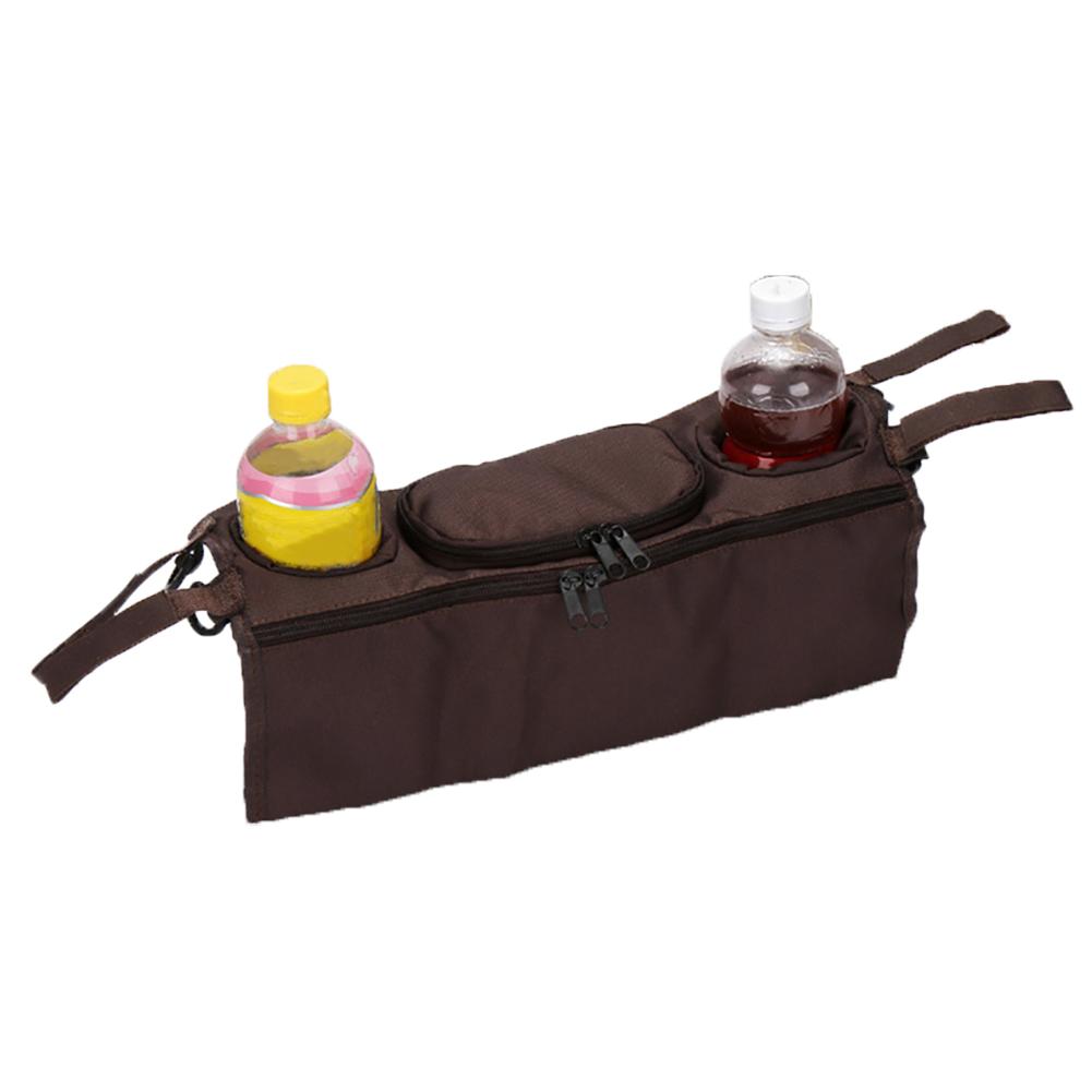 Baby vogn baghængende type hængende taske mælkeholder flaske opbevaringspose til børn baby vogn barnevogn tilbehør: D