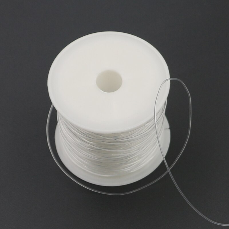 0.2-0.6 mm sytråd 100%  nylon gennemsigtig tråd fiskeline gør-det-selv håndlavet tøjtilbehør snor til halskæde armbånd