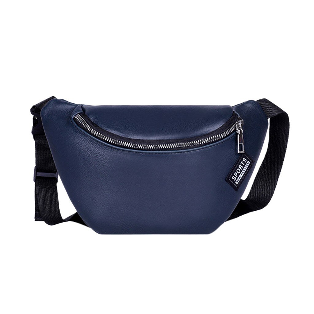 бананка Women Solid Color Zipper chest bag Messenger Bag Chest Bag Waist Bag Phone Bag поясная сумка женская: M