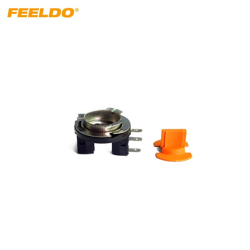 FEELDO 2pcs Car H15 DIT LED Bulb Socket For Fog Daytime Running Light Harness Wire Plug Connector #CA1114