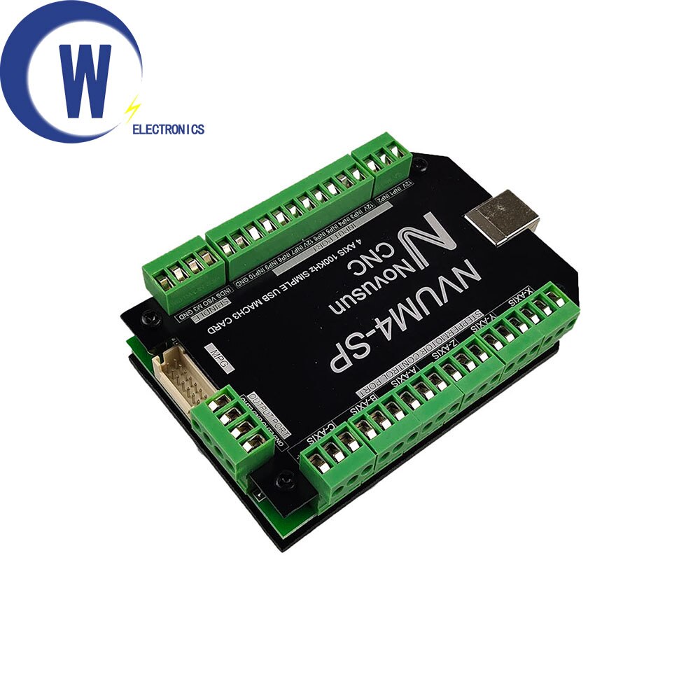 NVUM-SP de interfaz USB Mach3, controlador de movimiento CNC Nvcm, 3 ejes, 4 ejes, 5 ejes, 6 ejes, CNC, Tarjeta de Control de movimiento, carcasa de Metal