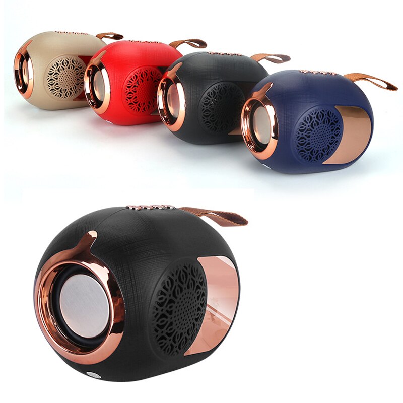 Gouden Ei Bluetooth Speaker Subwoofer Mini Speaker Board Draagbare Mini Ronde Vat