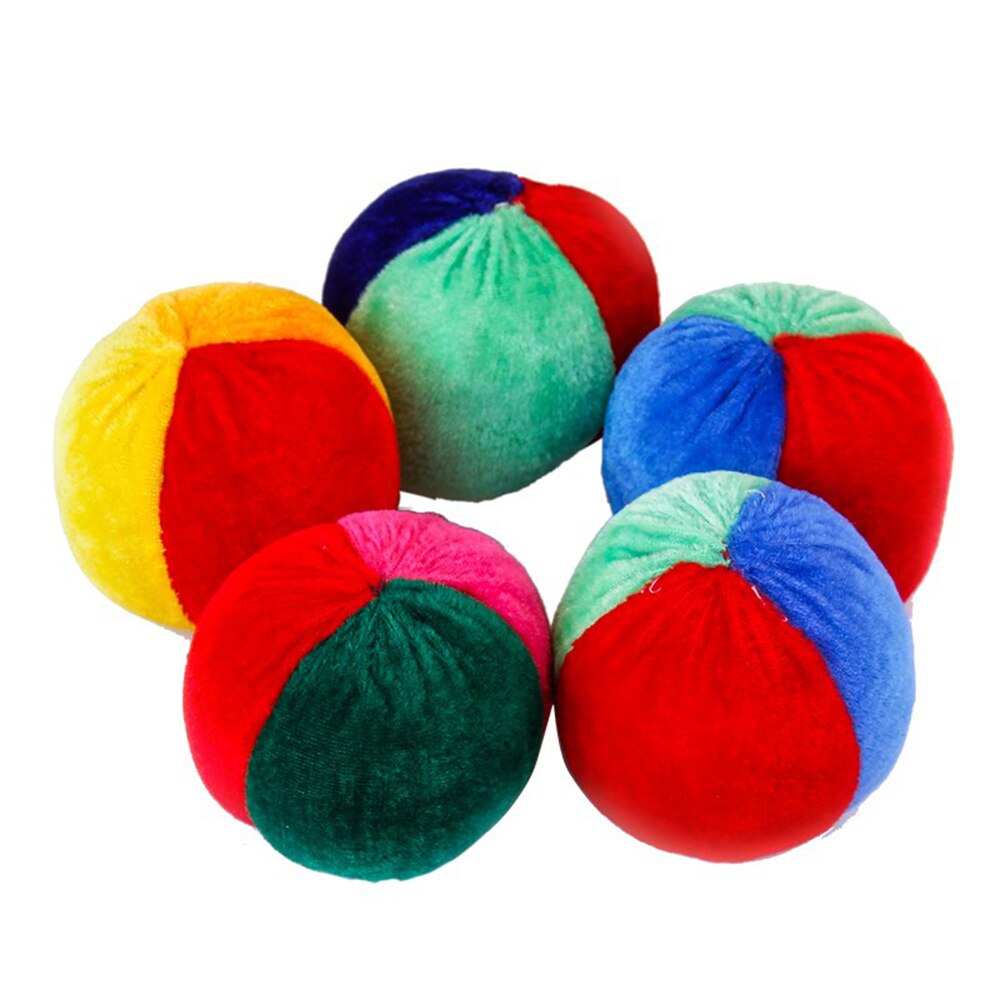20pcs tessuti morbidi palline da giocoleria Set divertente giocattolo da gioco all&#39;aperto al coperto per bambini bambini (colore casuale)
