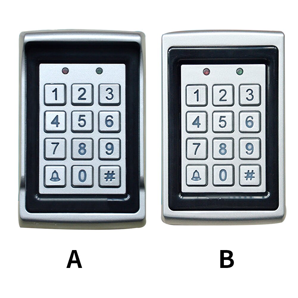 Toegangscontrole Waterdichte Elektronische Thuis Deur Entry Veiligheid Bescherming Kaart Wachtwoord Toetsenbord Led Backlight Digitale Aluminiumlegering