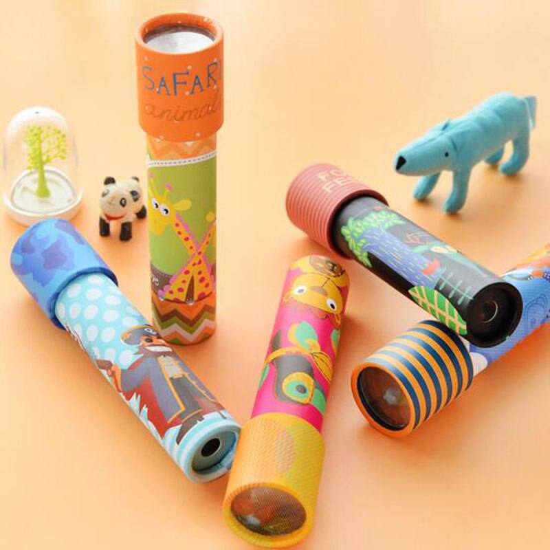 1 Pc 3D Multifocal Kaleidoscope Imaginative Colorful World Children's Educational Interactive Toys Funny Games