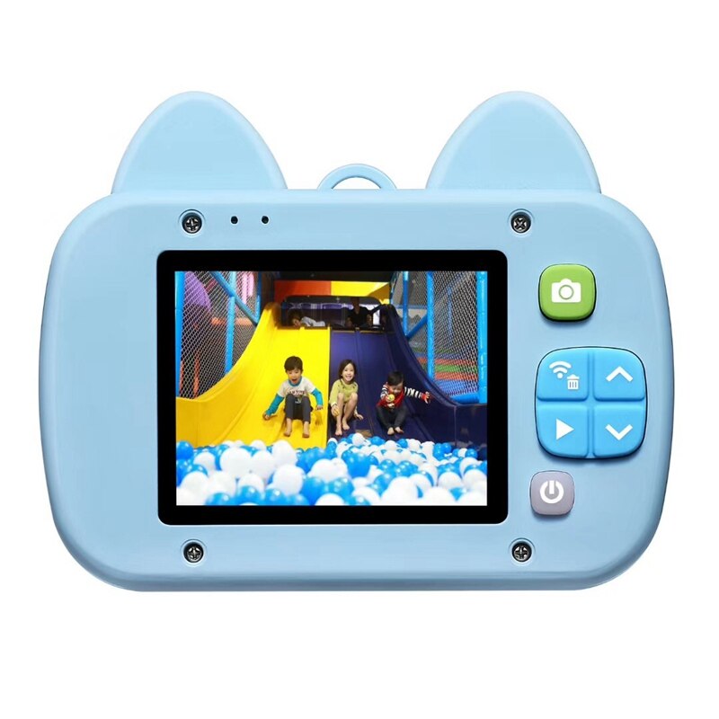 gorący-1200W WIFI aparat dziecięcy mały uroczy kot cyfrowy aparat fotograficzny dla dzieci aparat fotograficzny dla dziecka zdjęcie dziecka Selfie 1080P aparat fotograficzny dla dzieci prezenty dla dzieci