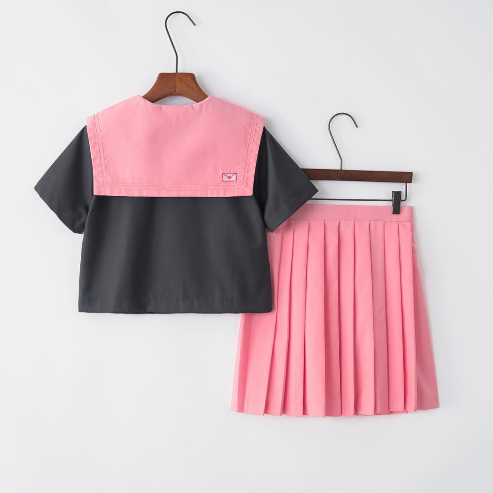 Long Sleeve Japanese Spring Autumn Student JK Uniform High School Colleage Girl's Student Uniform With Coat