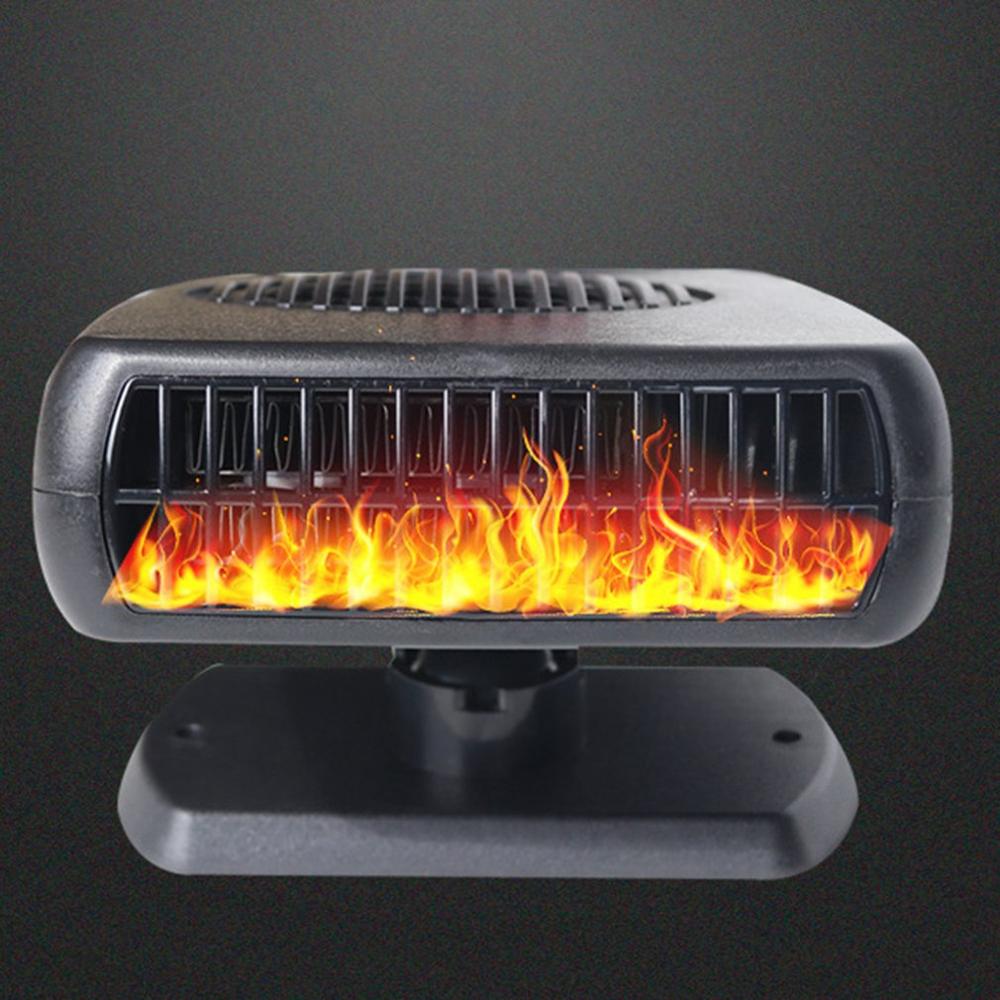 Universal Iron Compact Car Heater Automotive Electrical Appliances Defogging Heater Fan Windscreen Demister