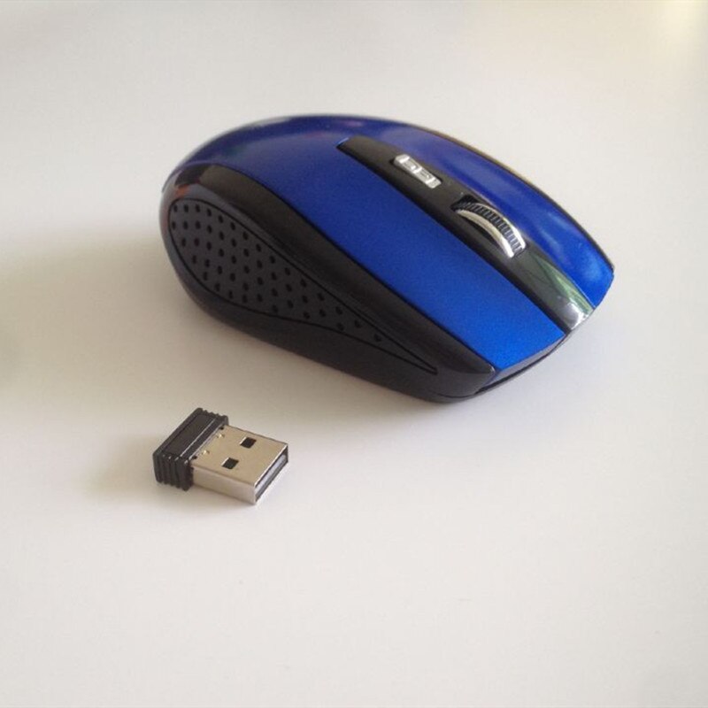 Wireless Mouse 2.4Ghz 1200DPI Optical Mice Mini Mouse 'For Laptop PC Compute Good Small: Blue