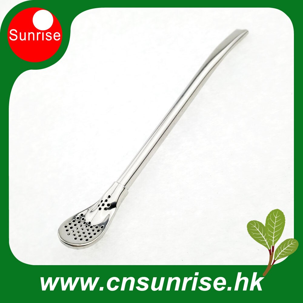 50PCS/Lot Short Curved 12.5CM Stainless Steel Yerba Mate Drinking Straw Siutable For Children MB012-125