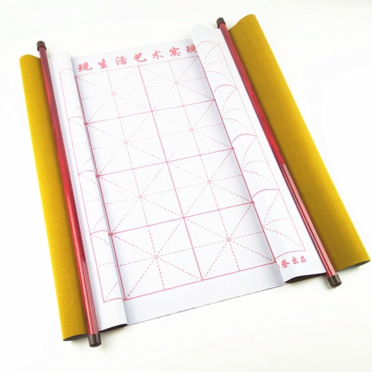 Water Drawing Cloth 72*45cm thicken water drawing Calligraphy Practice Imitation Drawing Magic paper rolling cloth Repeat write