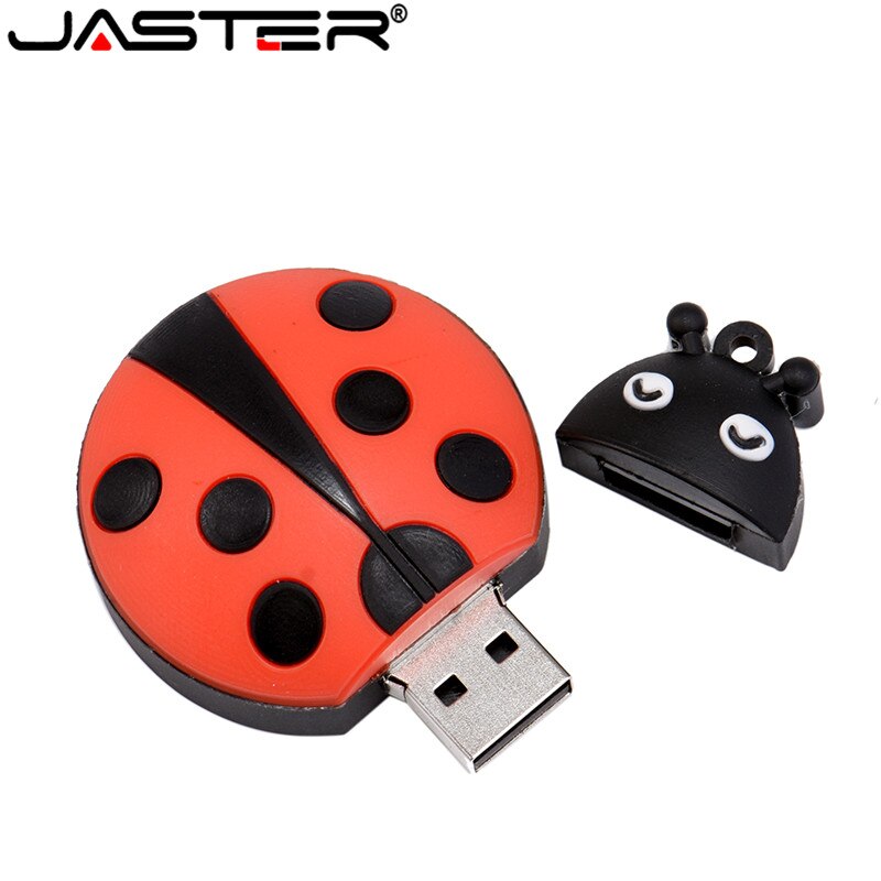 JASTER cute cartoonAnimal ladybugs usb 4GB 8GB 16GB 32GB 64GB pendrive USB Flash Drive gifty Stick Pendrive