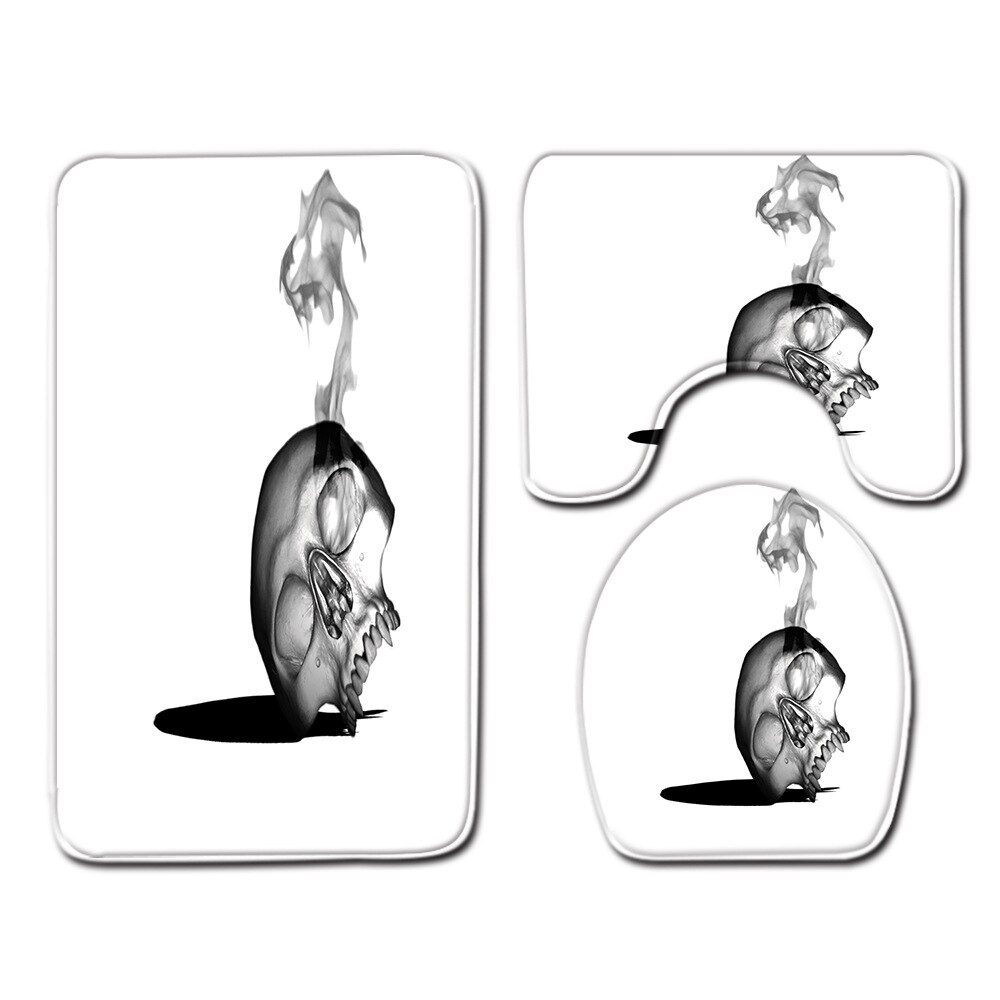 Schedel badkamer toilet mat set toilet mat set toilet mat set badkamer mat set toilet mat set badkamer mat set: J190915-a012