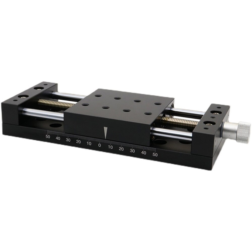 X single axis displacement table 20A-DB10 Manual Linear Stage Translation Displacement Platform Station 20x20mm Platform Size