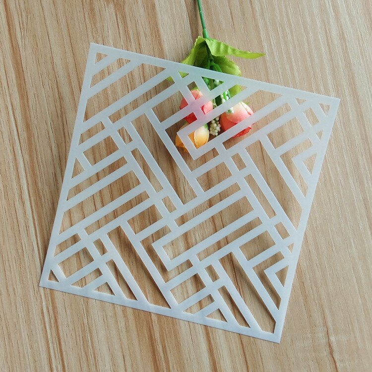 drawing Datura template DIY plastic wall painting spray painting template PET hollow painting template customization: 5