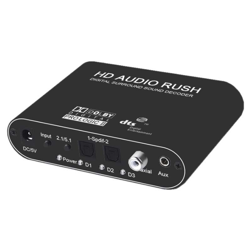 Dts Decoder 5.1-Kanaals Dolby Decodering Van De Sp