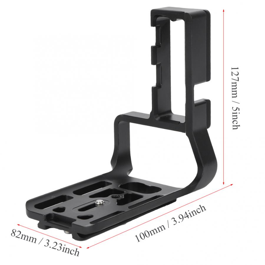 Soporte de agarre manual de placa en L de liberación rápida, soporte en L, Grabación de Vídeo de tornillo de 1/4 "para Canon 1DX2/1DX MARK II DSLR