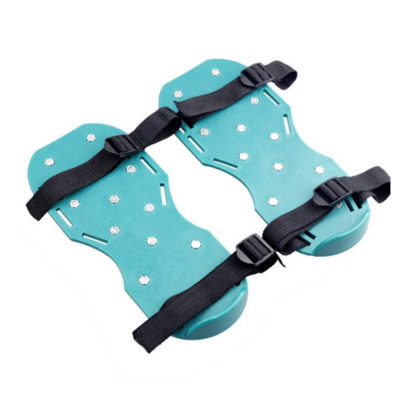 Tuinieren, wandelen, revitaliseren van gras, gazonbeluchter, sandalen, schoenen, nagelschoenen, gereedschap, nagelfrees, tuin