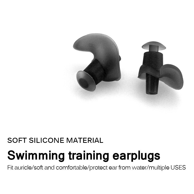 Oordopjes voor het zwemmen, oordopjes voor het zwemmen, siliconen, waterdicht, herbruikbaar, oordopjes voor douche, surfen en andere watersporten (groen