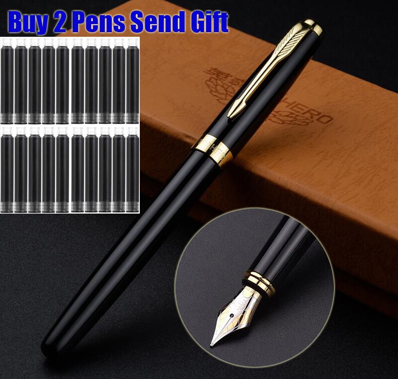 Brand Metal Ink Fountain Pen Luxury Sonnet Signature Pen Buy 2 Pens Send: Pen 20 Black Ink