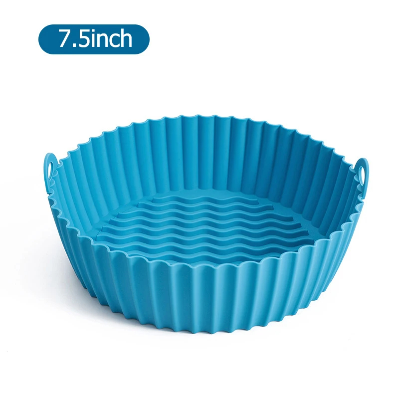 Doublure ronde réutilisable pour friteuse à air, cuisson au four, panier à frire, polymères jetables, livres faciles, accessoires de cuisine: plum