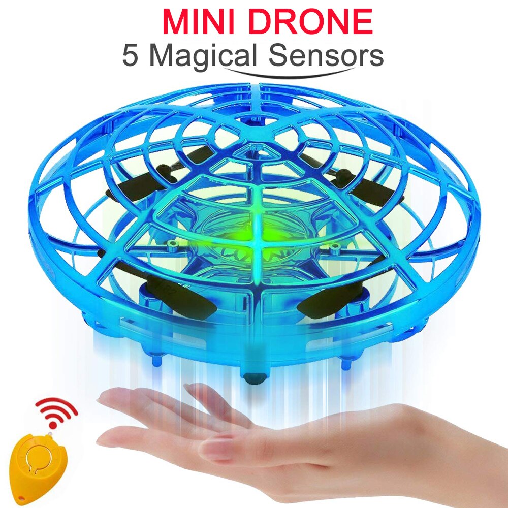 Mini Drone UFO Handbediende RC Helicopter Quadrocopter Drone Infrarood Inductie Vliegtuigen Vliegende Bal Speelgoed Voor Kinderen