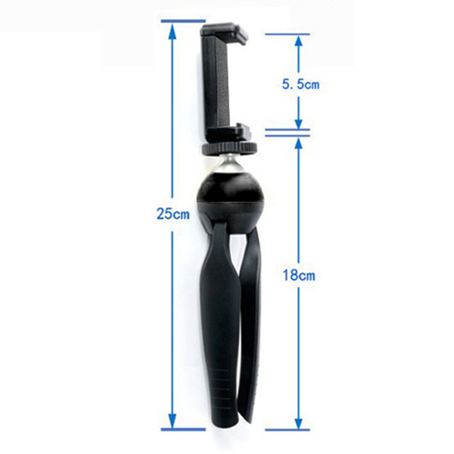 OPQ-Camera Accessories Portable Handheld Camera Tabletop Mini Tripod With Phone Holder For Sony Samsung Mobile Phone Smart Pho